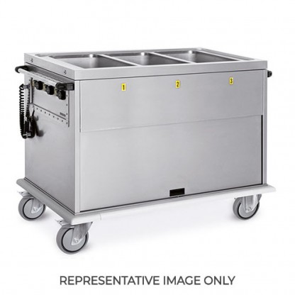 Bain-Marie voziček, 2x GN 1/1